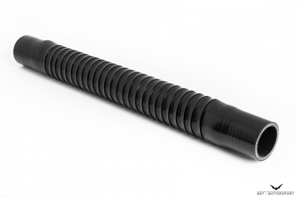 Viper Performance 25mm Silikon-Kühlwasserschlauch mit Spirale verstärkt  Schwarz 400mm