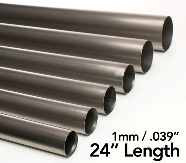 Ticon Titanium Exhaust Pipe Straight 600mm / 24