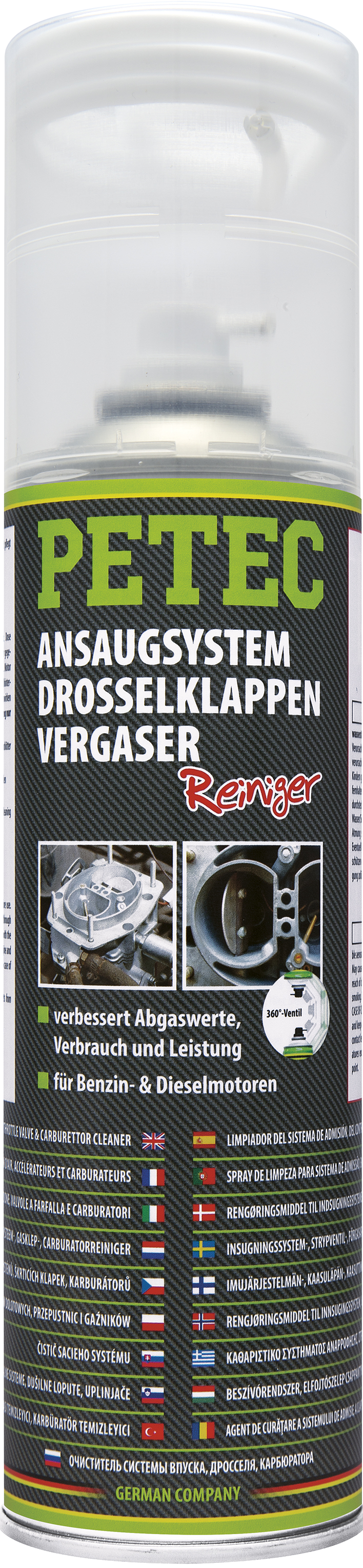 AGR Ventil Reiniger Schaum 400ml, Vergaser, Turbo, Drosselklappe